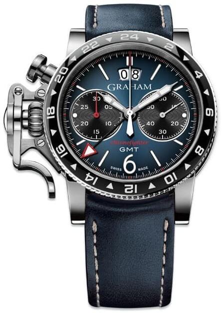 Replica Graham Watch 2CVBC.U02A Chronofighter Vintage GMT Blue Dial Replica Graham Watch 2CVBC.U02A Chronofighter Vintage GMT Blue Dial